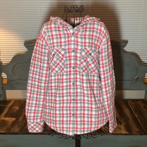Cozy Hooded Flannel with Fleece Lining